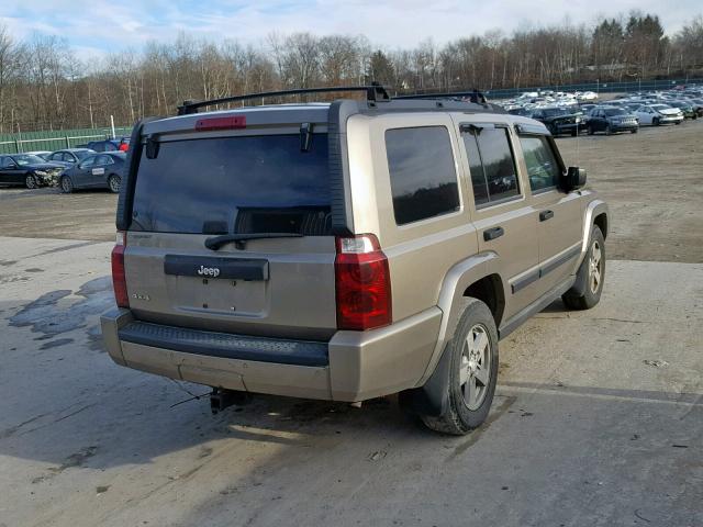 1J8HG48KX6C131643 - 2006 JEEP COMMANDER თაფლისფერი ფოტო 4