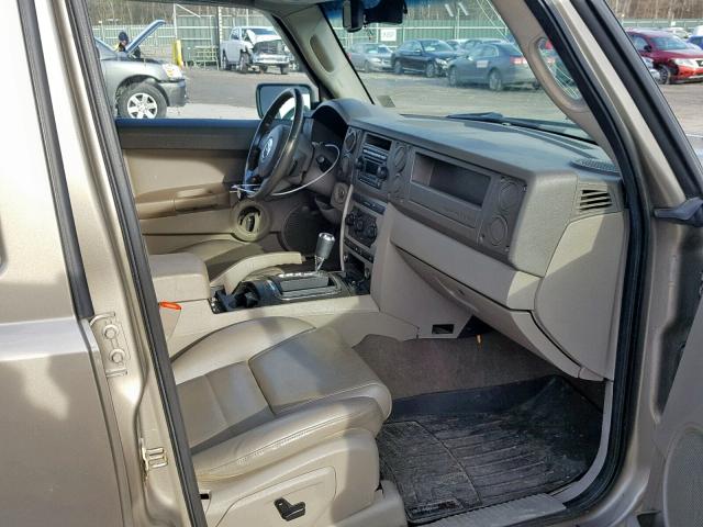 1J8HG48KX6C131643 - 2006 JEEP COMMANDER თაფლისფერი ფოტო 5