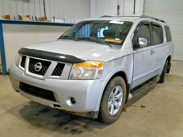 5N1BA0ND2CN605349 - 2012 NISSAN ARMADA SV SILVER photo 2