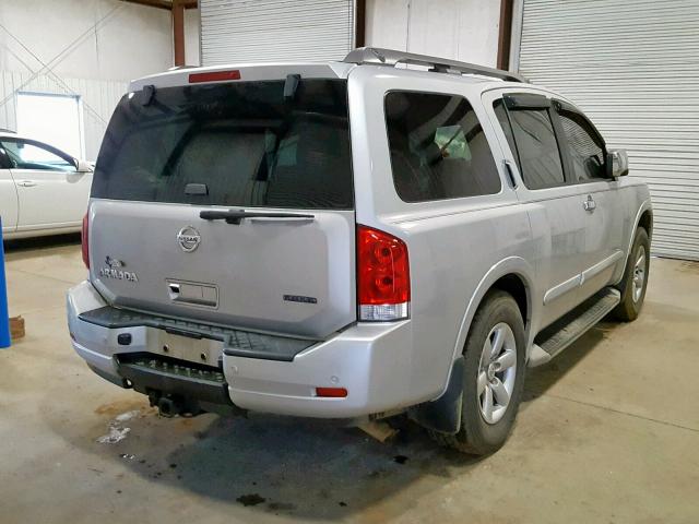 5N1BA0ND2CN605349 - 2012 NISSAN ARMADA SV SILVER photo 4