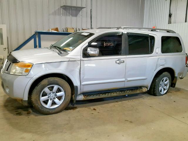 5N1BA0ND2CN605349 - 2012 NISSAN ARMADA SV SILVER photo 9