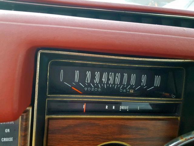 6L67S6Q167000 - 1976 CADILLAC BROUGHAM RED photo 8