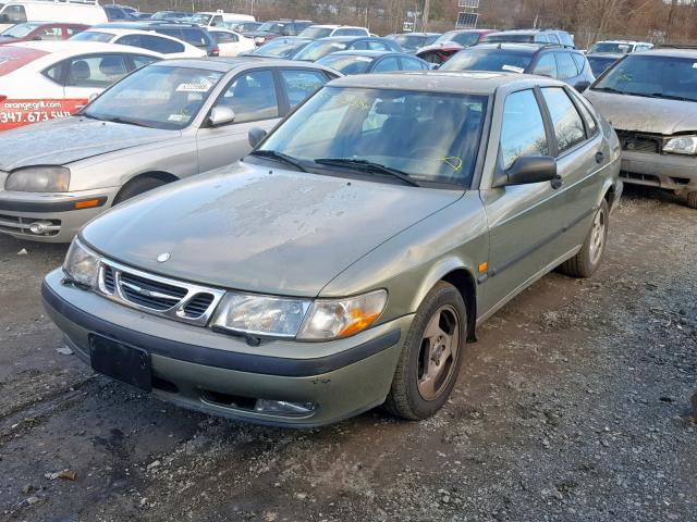 YS3DD58N3X2055603 - 1999 SAAB 9-3 S GREEN photo 2