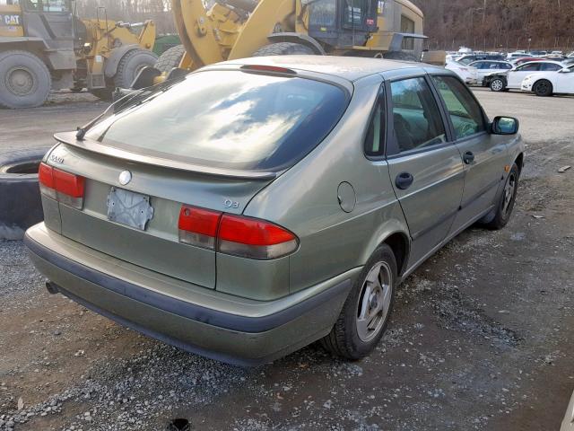 YS3DD58N3X2055603 - 1999 SAAB 9-3 S GREEN photo 4