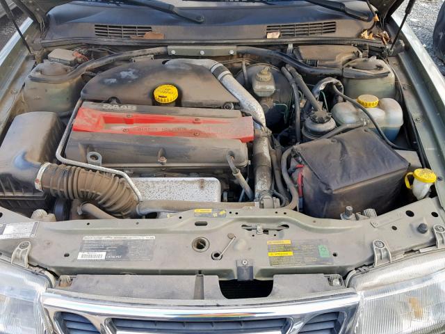 YS3DD58N3X2055603 - 1999 SAAB 9-3 S GREEN photo 7