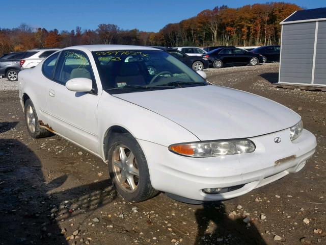 1G3NL12E2XC320618 - 1999 OLDSMOBILE ALERO GL WHITE photo 1