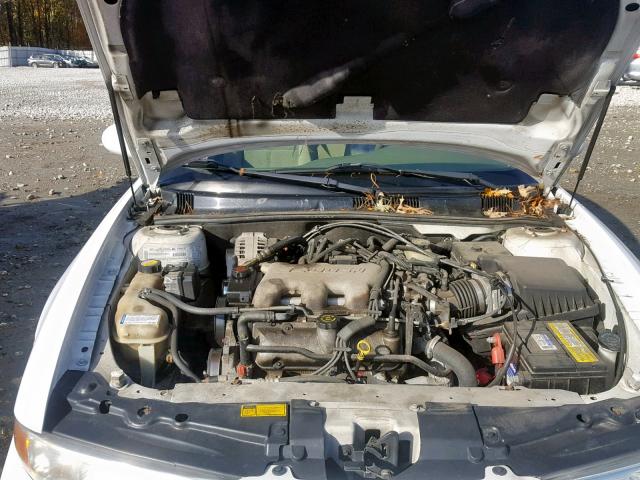 1G3NL12E2XC320618 - 1999 OLDSMOBILE ALERO GL WHITE photo 7