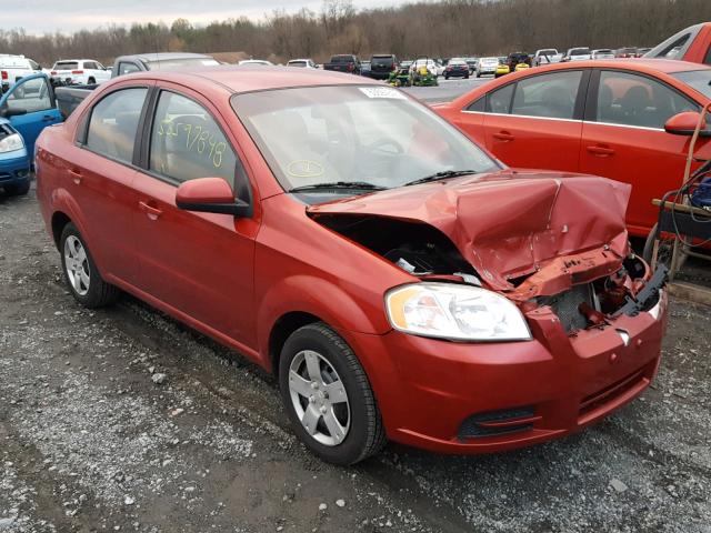 KL1TD5DE4BB146226 - 2011 CHEVROLET AVEO LS RED photo 1