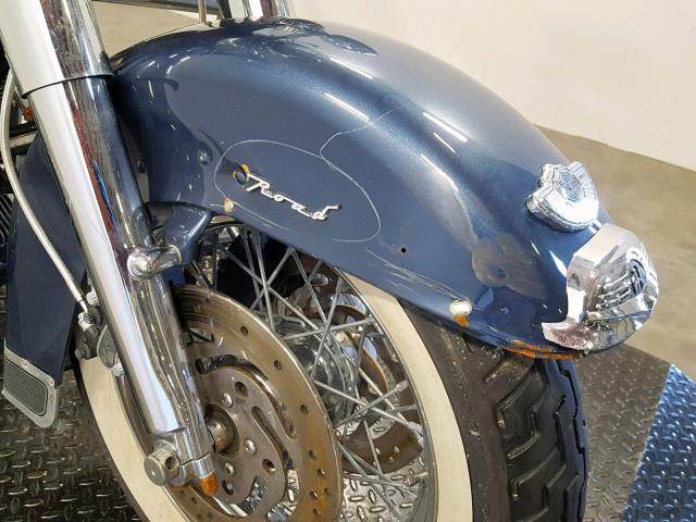 1HD1FRW343Y712332 - 2003 HARLEY-DAVIDSON FLHRCI BLUE photo 10