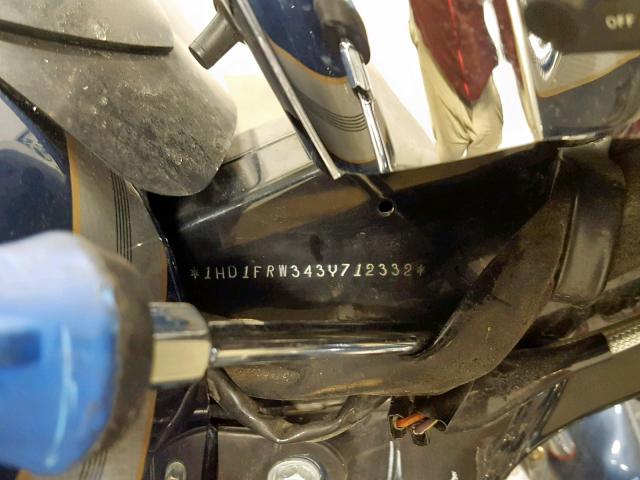 1HD1FRW343Y712332 - 2003 HARLEY-DAVIDSON FLHRCI BLUE photo 20