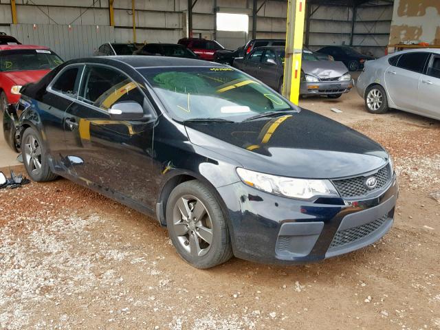 KNAFU6A24A5294358 - 2010 KIA FORTE EX BLACK photo 1