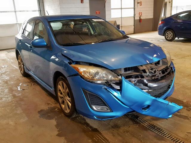 JM1BL1H66A1329344 - 2010 MAZDA 3 S BLUE photo 1