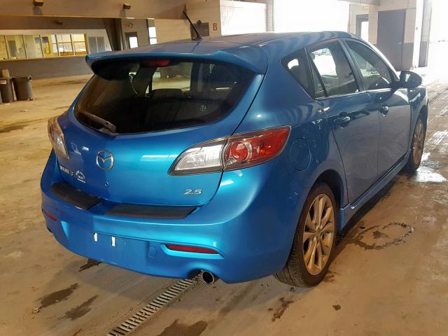 JM1BL1H66A1329344 - 2010 MAZDA 3 S BLUE photo 4