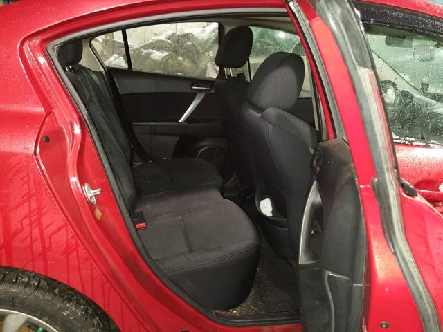 JM1BL1S56A1176674 - 2010 MAZDA 3 S RED photo 6