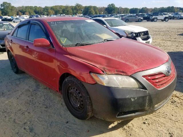 4T1BE46K08U250204 - 2008 TOYOTA CAMRY CE RED photo 1