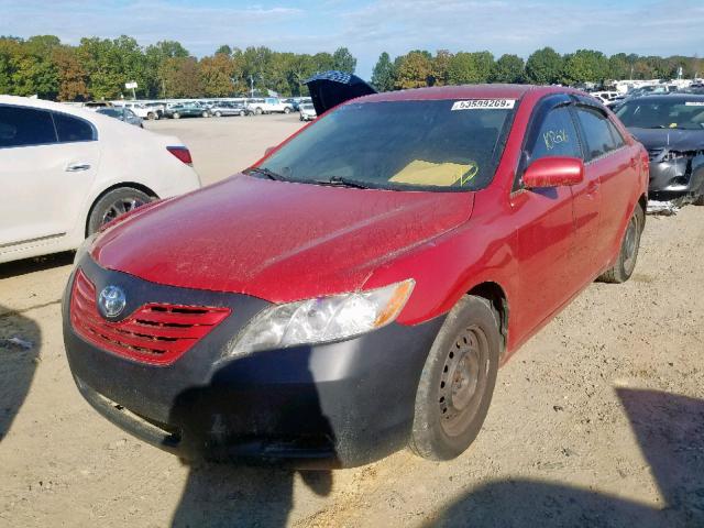 4T1BE46K08U250204 - 2008 TOYOTA CAMRY CE RED photo 2