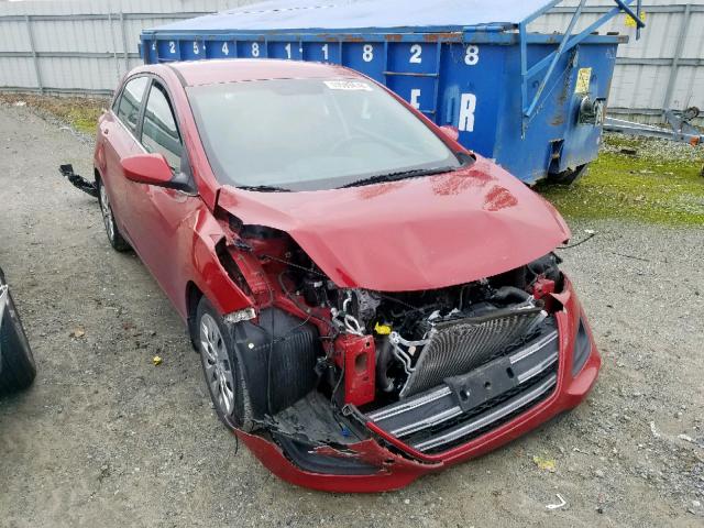 KMHD35LH0GU304760 - 2016 HYUNDAI ELANTRA GT RED photo 1