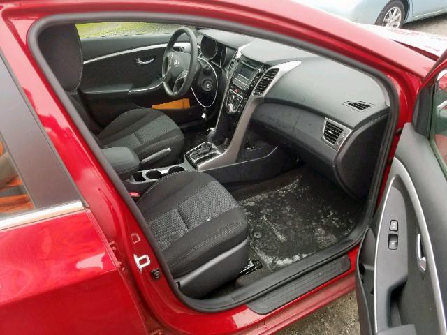 KMHD35LH0GU304760 - 2016 HYUNDAI ELANTRA GT RED photo 5