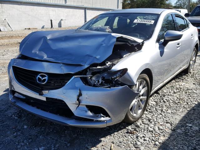 JM1GJ1U54G1463240 - 2016 MAZDA 6 SPORT SILVER photo 2