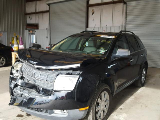 2LMDU68C67BJ06212 - 2007 LINCOLN MKX BLACK photo 2