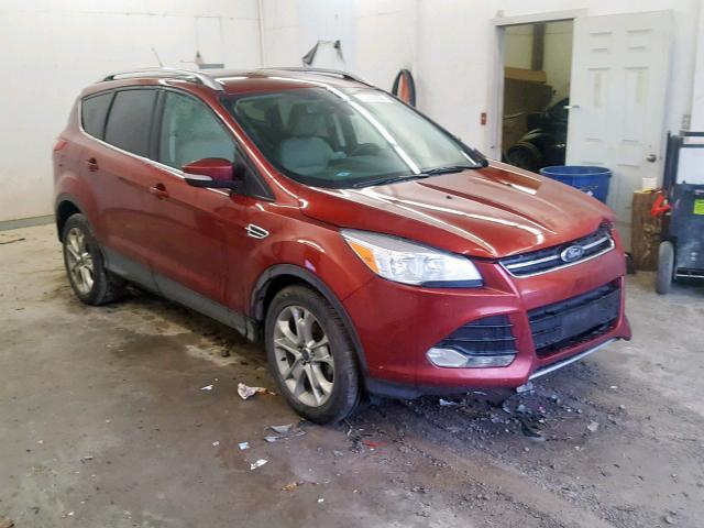 1FMCU0JX7EUC15755 - 2014 FORD ESCAPE TIT BURGUNDY photo 1