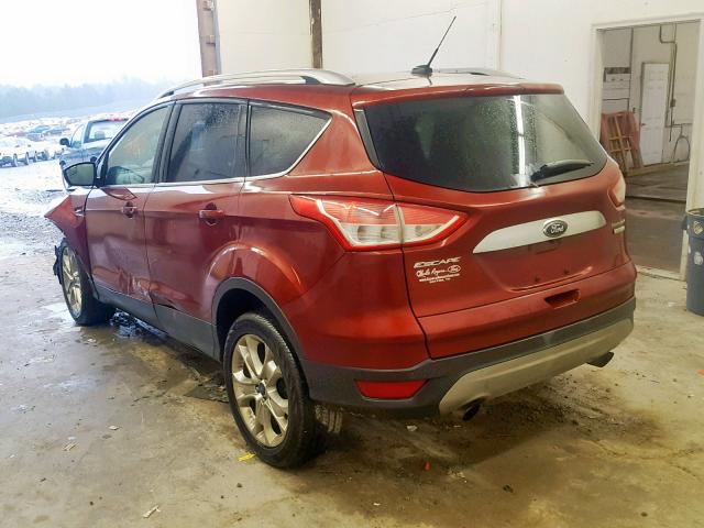 1FMCU0JX7EUC15755 - 2014 FORD ESCAPE TIT BURGUNDY photo 3