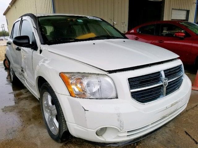 1B3HB48B07D215893 - 2007 DODGE CALIBER SX WHITE photo 1