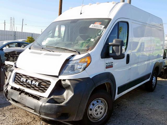 3C6TRVCG7KE510615 - 2019 RAM PROMASTER 白色 照片 2