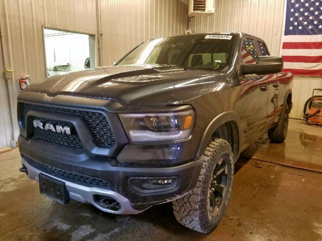 1C6SRFET7KN861354 - 2019 RAM 1500 REBEL გრაფიტი ფოტო 2