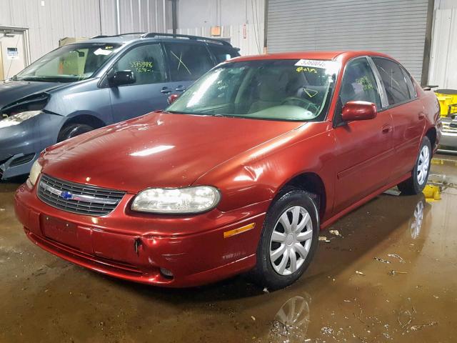 1G1NE52J83M723840 - 2003 CHEVROLET MALIBU LS Bordo foto 2