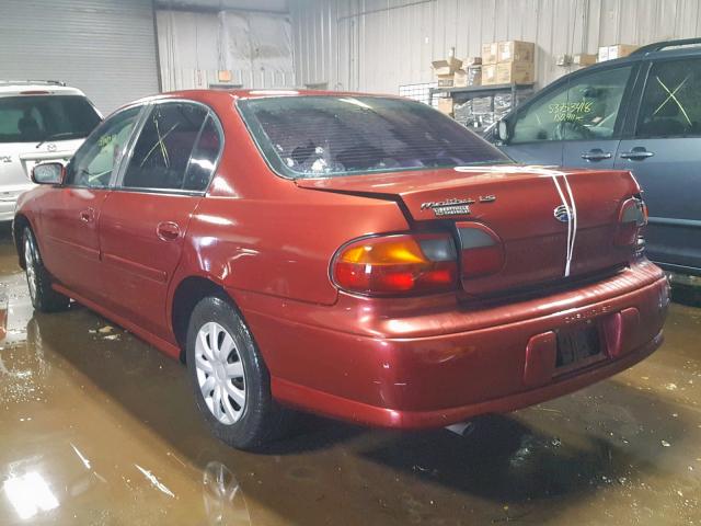 1G1NE52J83M723840 - 2003 CHEVROLET MALIBU LS Bordo foto 3