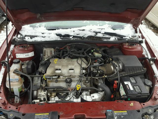 1G1NE52J83M723840 - 2003 CHEVROLET MALIBU LS Bordo foto 7