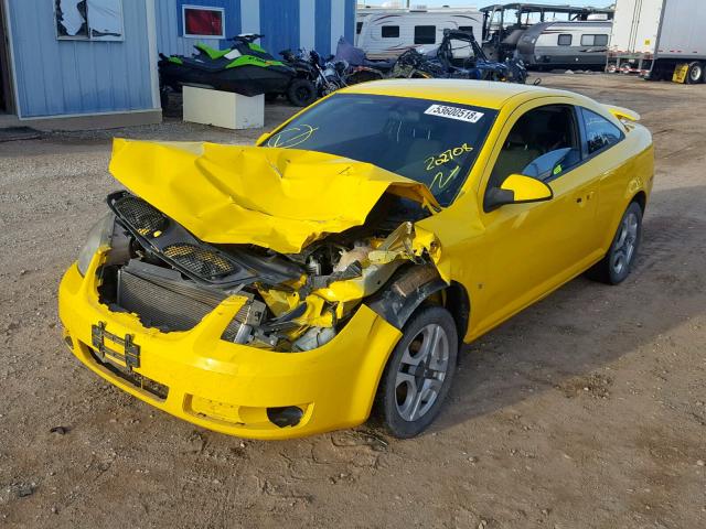 1G2AL15F577202708 - 2007 PONTIAC G5 YELLOW photo 2