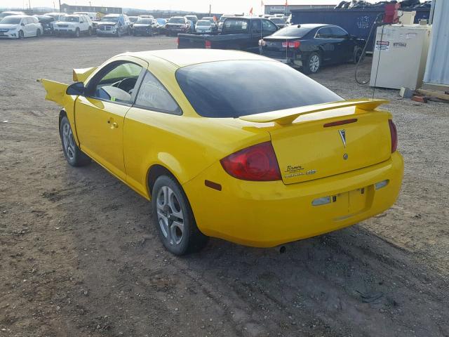 1G2AL15F577202708 - 2007 PONTIAC G5 YELLOW photo 3