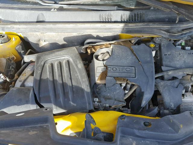 1G2AL15F577202708 - 2007 PONTIAC G5 YELLOW photo 7