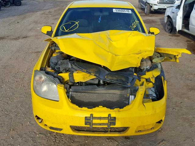 1G2AL15F577202708 - 2007 PONTIAC G5 YELLOW photo 9
