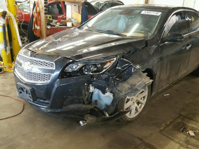 1G11H5SA2DF357403 - 2013 CHEVROLET MALIBU LTZ BLACK photo 9