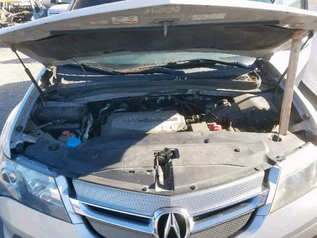 2HNYD28557H523579 - 2007 ACURA MDX SPORT SILVER photo 7