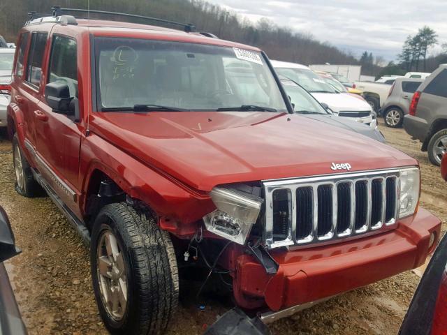 1J8HG582X6C319925 - 2006 JEEP COMMANDER RED photo 1
