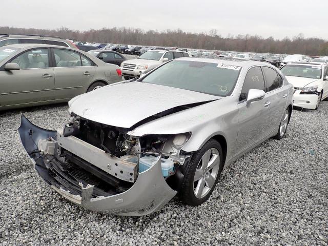 JTHBL5EF4A5096907 - 2010 LEXUS LS 460 SILVER photo 2