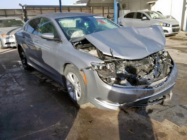 1C3CCCAB7GN149805 - 2016 CHRYSLER 200 LIMITE SILVER photo 1