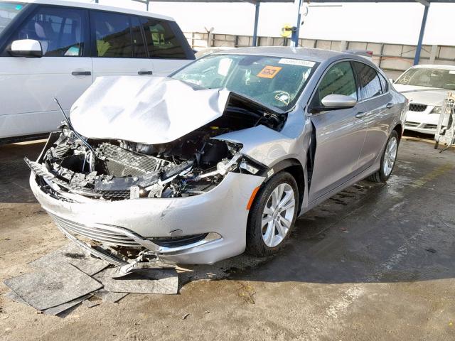 1C3CCCAB7GN149805 - 2016 CHRYSLER 200 LIMITE SILVER photo 2