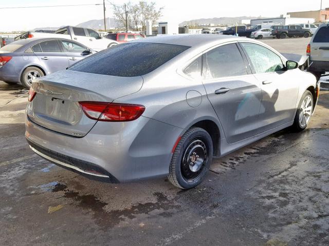 1C3CCCAB7GN149805 - 2016 CHRYSLER 200 LIMITE SILVER photo 4