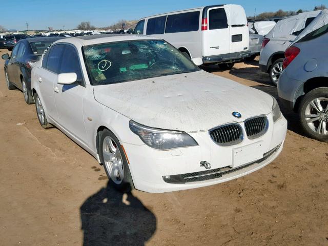 WBANW13558CN54904 - 2008 BMW 535 I WHITE photo 1