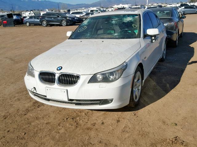 WBANW13558CN54904 - 2008 BMW 535 I WHITE photo 2