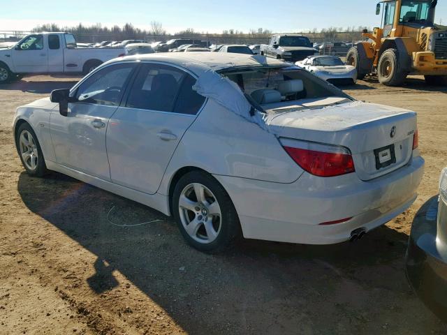 WBANW13558CN54904 - 2008 BMW 535 I WHITE photo 3