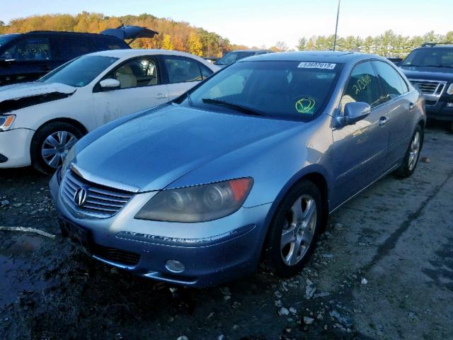 JH4KB16535C004060 - 2005 ACURA RL BLUE photo 2