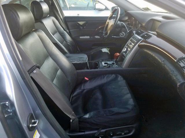 JH4KB16535C004060 - 2005 ACURA RL BLUE photo 5