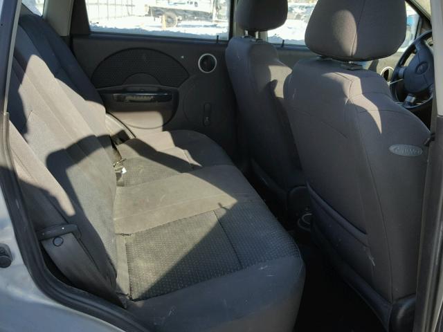 KL1TD66688B061989 - 2008 CHEVROLET AVEO BASE Gümüş foto 6