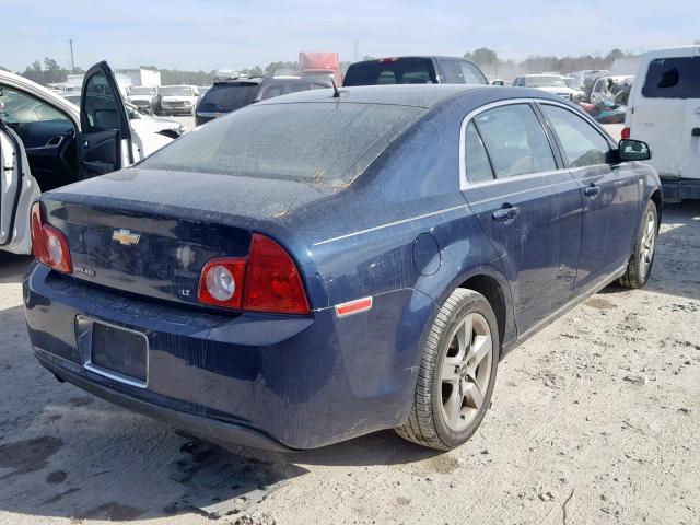 1G1ZH57B98F161145 - 2008 CHEVROLET MALIBU 1LT BLUE photo 4